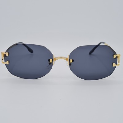 Ochelari de soare, barbatesti, aurii, cu lentila fumurie Matteo Ferari, + toc si laveta GRATIS  UV400 OSB007 Ochelari de soare, barbatesti, aurii, cu lentila fumurie Matteo Ferari, + toc si laveta GRATIS  UV400 OSB007