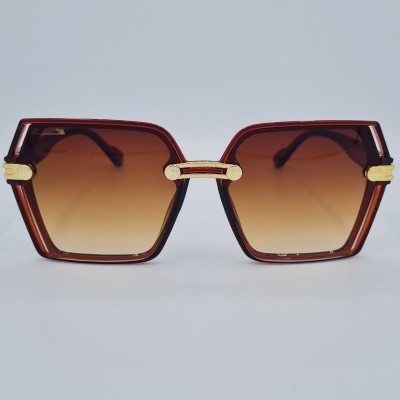 Ochelari de soare Dama Casual cu rama asimetrica brown + Toc si laveta GRATIS OSD020 Ochelari de soare Dama Casual cu rama asimetrica brown + Toc si laveta GRATIS OSD020