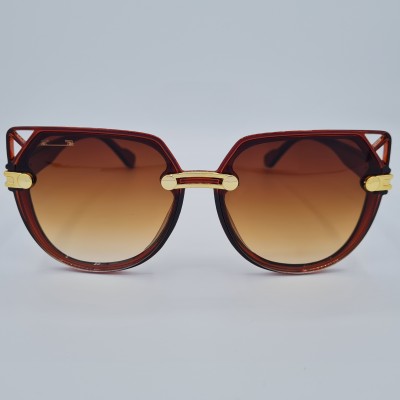 Ochelari de soare Dama Casual cu rama asimetrica maro + Toc si laveta GRATIS OSD024 Ochelari de soare Dama Casual cu rama asimetrica maro + Toc si laveta GRATIS OSD024