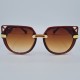 Ochelari de soare Dama Casual cu rama asimetrica maro + Toc si laveta GRATIS OSD024 Ochelari de soare Dama Casual cu rama asimetrica maro + Toc si laveta GRATIS OSD024