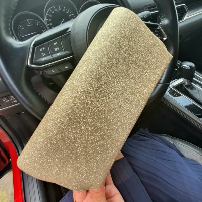 Geanta Eleganta cluch color cu bareta din lant detasabila ACGD258