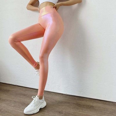 Colanti Dama Roz perlat cu talie inalta efect Push Up CDFIT089 Colanti Dama Roz perlat cu talie inalta efect Push Up CDFIT089