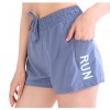 Pantaloni Dama Sport scurti albastri de alergare PTRUN02