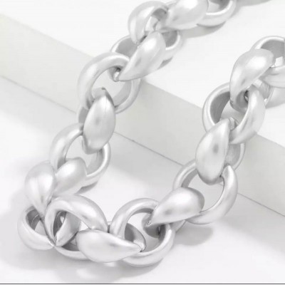 Colier Vintage Classic cu Zale Argintiu COL053 Colier Vintage Classic cu Zale Argintiu COL053