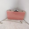 Geanta Eleganta clutch roz stil oglinda cu bareta din lant detasabila  ACGD366