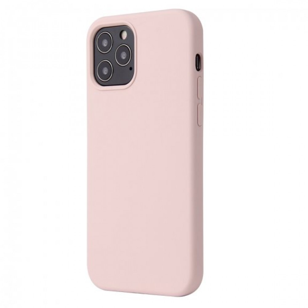 Husa slim compatibila cu IPHONE12-12 PRO, silicon bej hs-ip12-12pro