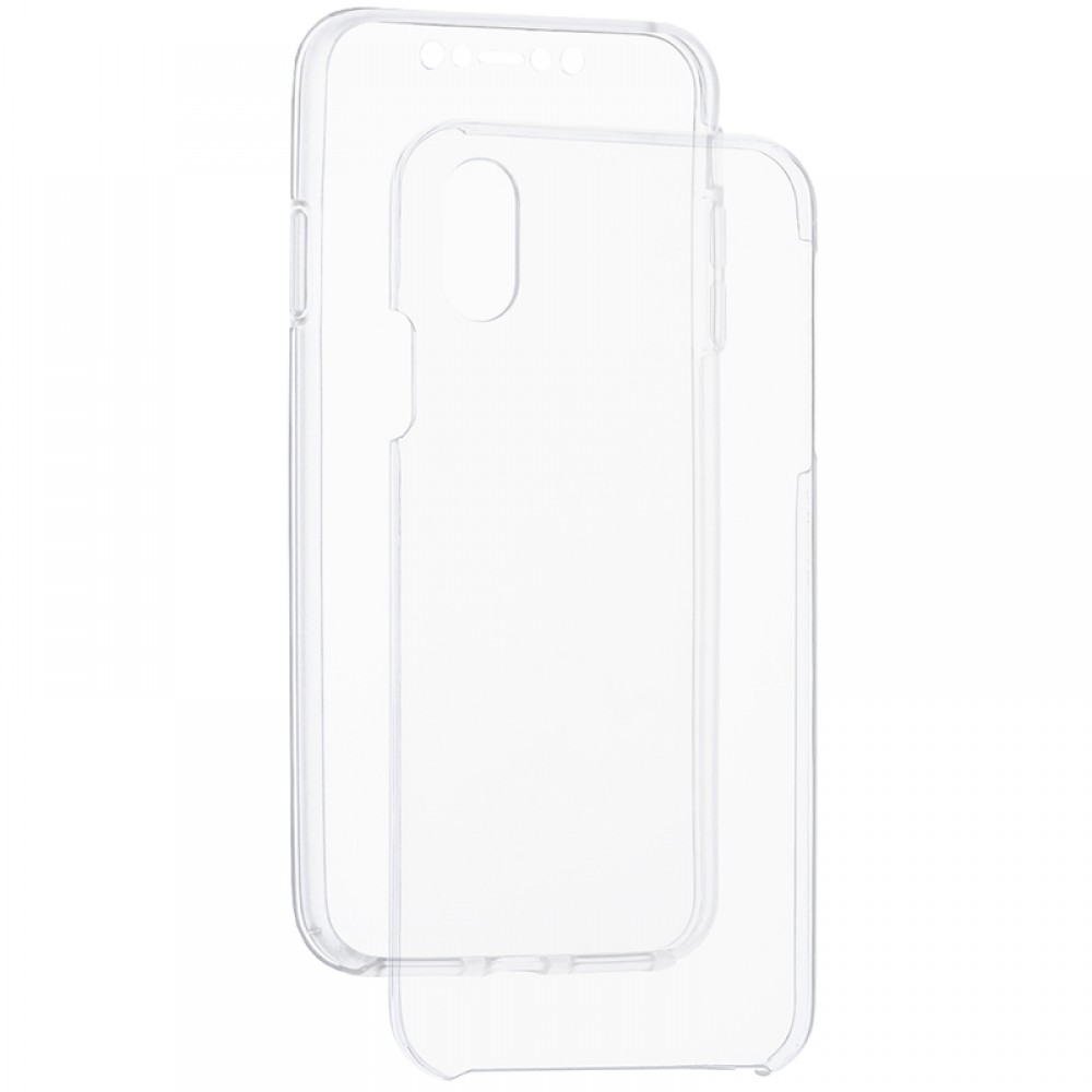 Husa Iphone XS Max 360 Full Cover Transparenta