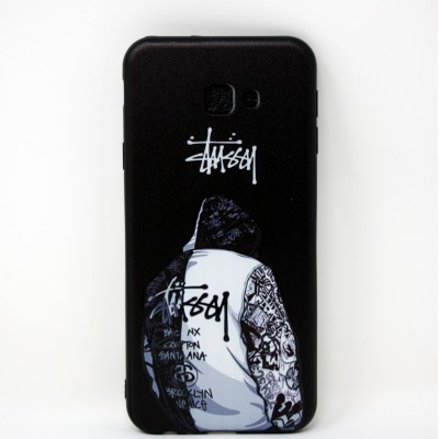 Husa Samsung Galaxy 4+ Imprimeu Negru si Alb