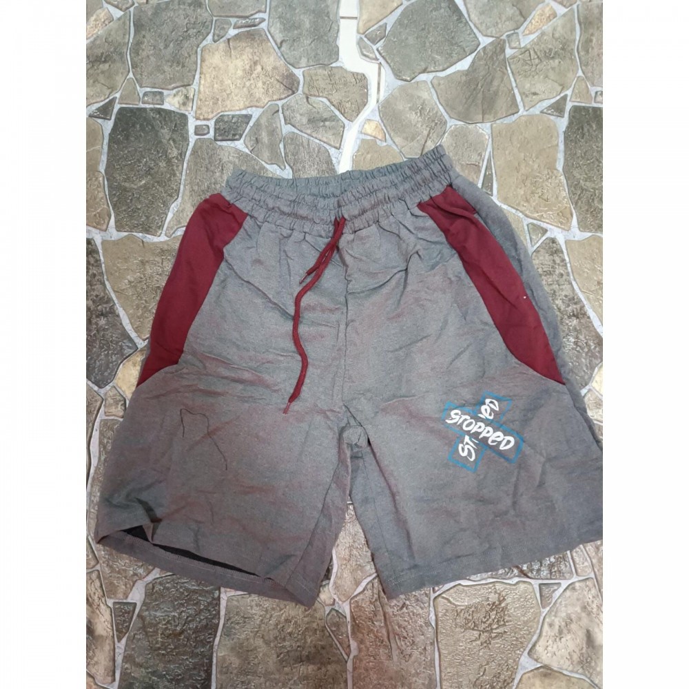 Pantaloni Barbatesti gri scurti  PSB05