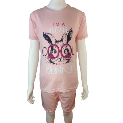 Pijama copii corai tricou  si pantaloni scurti  PJCCF017 Pijama copii corai tricou  si pantaloni scurti  PJCCF017
