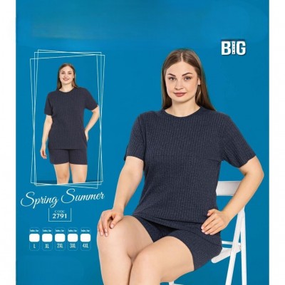 Pijama Dama neagra tricou si pantaloni scurti PJD094 Pijama Dama neagra tricou si pantaloni scurti PJD094