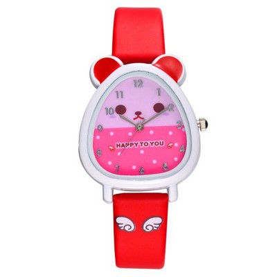 Ceas Copii Rosu cu urechiuse QUARTZ CDQZ119 Ceas Copii Rosu cu urechiuse QUARTZ CDQZ119