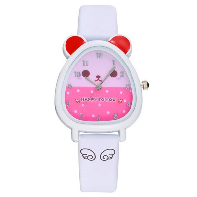 Ceas Copii Alb cu urechiuse QUARTZ CDQZ119 Ceas Copii Alb cu urechiuse QUARTZ CDQZ119