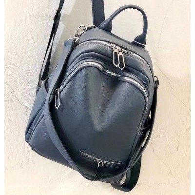 Rucsac Geanta Fashion albastru din piele eco cu buzunar mic pe o parte si bareta detasabila ACRD292 Rucsac Geanta Fashion albastru din piele eco cu buzunar mic pe o parte si bareta detasabila ACRD292