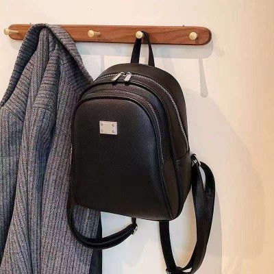 Rucsac  dama fashion negru din piele ecologica ACRD373 Rucsac  dama fashion negru din piele ecologica ACRD373