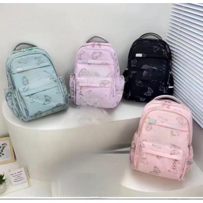 Ghiozdan tip Rucsac  din material textil impermeabil cu buzunare multiple ACRD388 Ghiozdan tip Rucsac  din material textil impermeabil cu buzunare multiple ACRD388