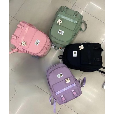 Ghiozdan tip Rucsac  din material textil impermeabil cu buzunare multiple ACRD389 Ghiozdan tip Rucsac  din material textil impermeabil cu buzunare multiple ACRD389