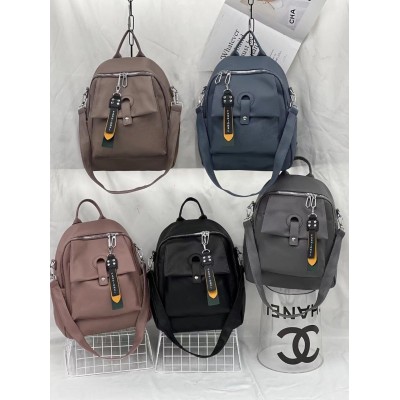 Rucsac geanta dama materian textil cu breloc fashion ACRD399 Rucsac geanta dama materian textil cu breloc fashion ACRD399