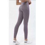 Colanti Dama Fitness Striati Gri cu Talie Inalta CDFIT038